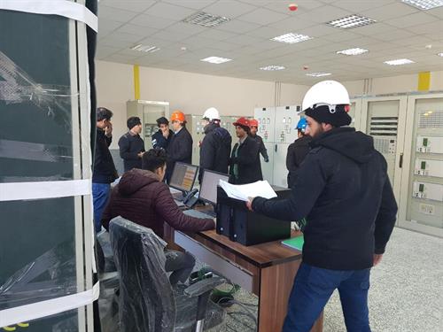 بازدید مدیر عامل ازبرق دار کردنGIS